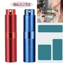 1/2/4pcs 0.34oz Reusable Refillable Perfume Spray Bottles, Portable Unisex Pocket Perfume Atomizer - A - View 1