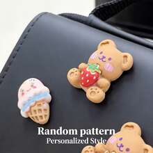 DIY Customizable Random Pattern Switch 2/Switch OLED/Switch NS Storage Bag, With Detachable Cute Resin Pendant, Hard EVA Shockproof Portable Travel Protective Storage Bag, Detachable Decorative Parts Leave No Marks And Do Not Scratch The Shell - View 11