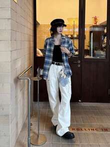 Women Blouses & Shirts - Blue - View 3