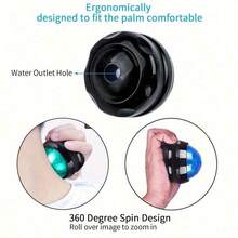 1pc Massage Roller Ball - Manual Tool For Neck, Shoulder, Back And Feet, - Perfect For Trigger Point Relief, Yoga Relaxation, Resin Material, Speed Control, Trigger Point Relief Ergonomic Design Smooth Rolling Motion, Massage Tool, Suitable For Gym, Yoga (Especially For Relieving Muscle Tension) - Multicolor - View 4