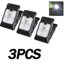 1件/2件/3件 LED 太陽能花園壁燈，附感應器，戶外防水燈，可充電夾燈，適用於景觀牆面裝飾 - 太陽能夾子燈 - 查看 19
