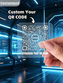 Customizable Square Stickers, Personalized Labels. Can Print Any Pattern, Image, Logo, Text Or QR Code You Want. Features Include Waterproof PVC Material And Optional Holographic Effect. Can Be Attached To Gift Boxes Or Greeting Cards. - White - View 5