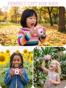 Kamera Digital Mini Anak-Anak, Kamera Selfie Layar HD 2 Inci, Perekaman Video & Fotografi 1080P, Kamera Kartun 8MP dengan Permainan Seru, Kamera Mainan Perjalanan Luar Ruangan Isi Ulang USB, Hadiah Natal dan Ulang Tahun untuk Anak Laki-Laki dan Perempuan - Kamera anak-anak - View 10