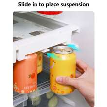 Organizador Latas Refrigerador Multifuncional Dispensador Blanco - Ver 7