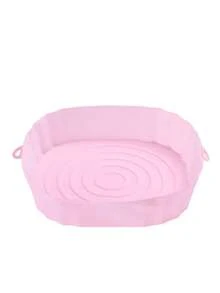 1pc Reusable Silicone Air Fryer Liner, Air Fryer Basket Accessory, Replacement Baking Pan, Rectangular Air Fryer Baking Pan, Air Fryer Replacement Basket, Easy To Clean Baking Pan - Multicolor - View 12