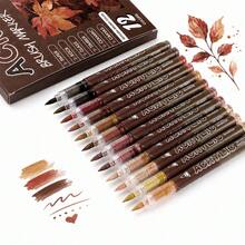 Direct Liquid Acrylic Soft Tip Marker Set, 10 Theme Color Series 120 Colors, Soft And Bouncy Pen Tip With Delicate And Controllable Lines, Student Art Professional Painting Character Brush Set, Graffiti Coloring DIY Animation Character Hand-Drawn Marker, Suitable For Glass, Plastic, Metal, Cardstock, Clothing And Other Surfaces, Suitable For Students - Marker - View 11