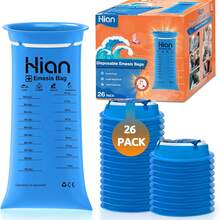 Hion 26/27pcs Large Capacity Leak-Proof Vomit Bags 1000ml – Motion Sickness, Morning Sickness, Long Travel Essential, Portable And Durable, Suitable For Adults And Children - 1000ml - View 9