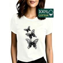 Women T-Shirts - White - View 6