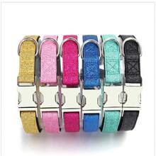 Collar para mascotas con lazo brillante desmontable, accesorio lindo para mascotas para ocasiones de fiesta - Multicolor - Ver 5