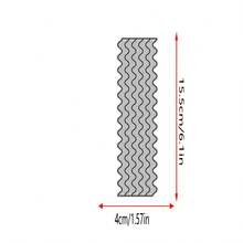 1pc Jagged Lace Strip Metal Cutting Die, Suitable For Scrapbooking Paper Crafting Knife Die, Punching Template - Lace Strips - View 5