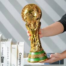 FIFA نموذج كأس العالم 2026 المكسيك وكندا والولايات المتحدة، زينة تذكارية لكأس العالم، كأس تذكاري لعشاق كرة القدم - غنيمة - مشاهدة 3