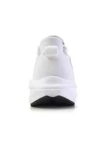 Men's Lightweight Breathable Running Shoes, Anti-Slip Athletic Sneakers - White - View 4