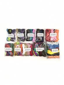 500 Colors, 5Pcs/10Pcs/15Pcs 3 Meters Length Each, Multi-Functional Outdoor Rope, Handmade DIY Braided Rope, Bracelet Strap Rope, Pet Leash Dog Rope Dog Collar Rope - Multicolor - View 18