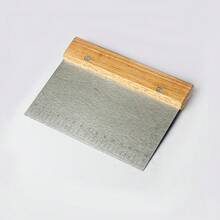 2件組不鏽鋼麵團刮刀切刀，附刻度與木柄，適合家庭烘焙與DIY專案，可用於切割糕點與麵團的烘焙工具 - 查看 8