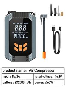 Portable Car Jump Starter With Air Compressor, Jump Starter Battery Pack, 150 PSI Tire Inflator, 12V Car Battery Jump Starter, Portable Car Emergency Jump Starter - ST-9632 - View 10