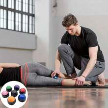 1pc Massage Roller Ball - Manual Tool For Neck, Shoulder, Back And Feet, - Perfect For Trigger Point Relief, Yoga Relaxation, Resin Material, Speed Control, Trigger Point Relief Ergonomic Design Smooth Rolling Motion, Massage Tool, Suitable For Gym, Yoga (Especially For Relieving Muscle Tension) - Multicolor - View 6