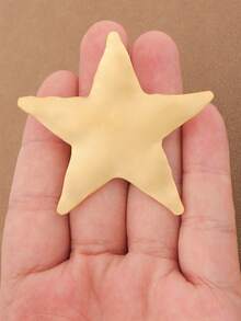 SUPBORA 1pc Fashionable Silver/Gold Color Minimalist Ocean Starfish Brooch Pin, Fashion Sea Star Marine Style Brooches Lapel Pins For Women Jewelry Gift - Gold and Silver - View 4