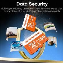 Supersonic 記憶卡 C10 Micro SD 卡 32GB 64GB 128GB 256GB A1 U3 V30 原廠儲存快閃記憶卡，適用於智慧型手機與電腦 - 查看 8