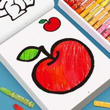 1pc Children's Coloring Book, Doodle Coloring Book, Painting Book With Colored Pens, Kindergarten Fun Educational Coloring Book, Preschool Writing Practice Workbook With Common Vocabulary, Suitable For Kindergarten And Children Aged 3 And Above - Multicolor - View 3