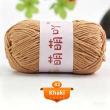 1pc/40g 1.5mm Matte Chenille Yarn Doll Yarn Handmade Crochet Knitting Material Fine Ice Stripe Yarn - Multiple Styles - View 20