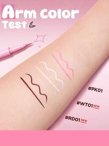 PINKFLASH 眼線筆 防水 精準線條 塗抹順滑 易於使用 Y2K 眼妝 - WT01 - 查看 8