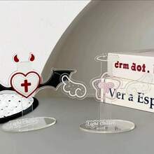 Acrylic Stand/Display Holder For 3-Inch Photocards – Angel & Devil Wings Design (DIY Storage/Display) - A - View 2