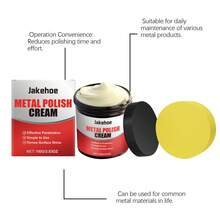 Metal Polishing Paste, Cleans Kitchen Stove, Metal Cookware, Pot Bottom Rust And Black Grime, Polishing Paste, Gift For Family And Friends - Solid State - View 5