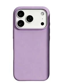新款奢華防摔親膚手機殼，適用於 iPhone 17 16 15 Pro 14 Plus 13 12 11 17 Pro Max Air，防摔矽膠保護套，時尚設計親膚材質 - 黑加侖紫 - 查看 3