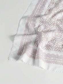 1 Stück Damen Neues 110cm Karomuster Mode Quadrat Schal, Leicht Atmungsaktiv Weich Bequem Vielseitig Kopftuch, Quadrat Schal, Voile Hijab, Blumen, Elegant Sonnenschutz Dekoratives Kopftuch, Bedruckter Hijab, Hochwertiger Muster Frische Weiche Feminine Atmosphäre Seidenschal, Multifunktionaler Quadrat Schal Taschendekoration Kleidung, Geeignet für tägliche Ausflüge, alle Jahreszeiten - Verschiedenfarbig - Übersicht 8