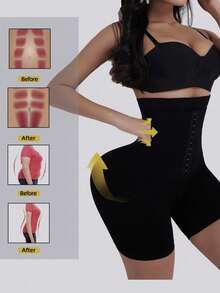 Shorts modellanti con 11 file per la vita, sollevamento dei glutei e compressione - nero - Visualizzare 5