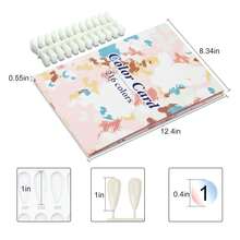 216 Nail Colors Book,Nail Color Display Book Without 240 Nail Tips,Professional Nail Color Swatches Book For Nail Polish Nails Art Design - View 2