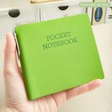 1/2/8pcs Mini Notebook With Pen, Pocket Daily Planner, Compact Portable Planner - Square Pocket Storage Box, Colorful, Random Ballpoint Pen Colors, With Elastic Closure And Daily Checklist, Diary, Boost Work Efficiency, Back To School Season. - Style 1 - View 3