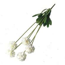 1PC Artificial Hyacinth Flower Ball, Suitable For Home Decor, Wedding Decor, And Valentine's Day Decor - White - View 1