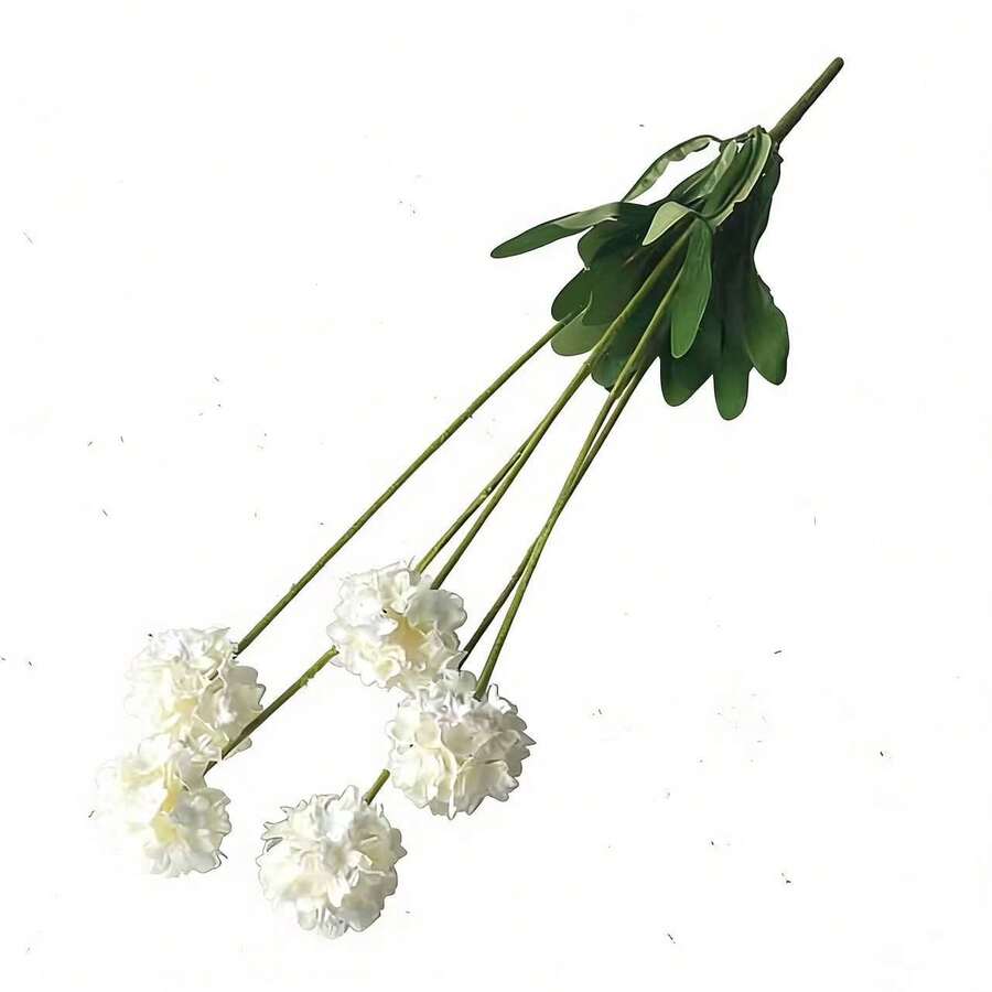 1PC Artificial Hyacinth Flower Ball, Suitable For Home Decor, Wedding Decor, And Valentine's Day Decor - White - View 1