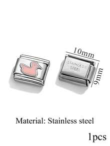 1 Piece Of Stainless Steel Star Shaped Circular Italian Module Watch Strap Pendant For DIYbracelet Making Kit - Watch Strap - View 21