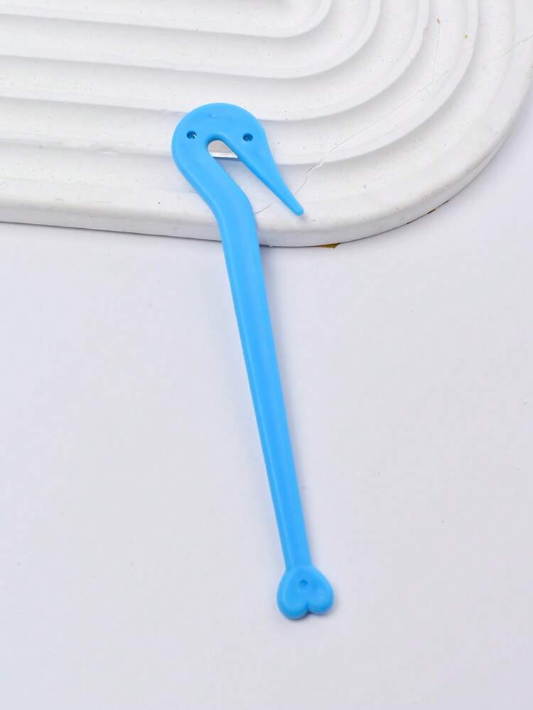 1 pieza/2 piezas/5 piezas Herramienta desechable de depilación, herramienta de depilación para niñas - Azul - Añade 5