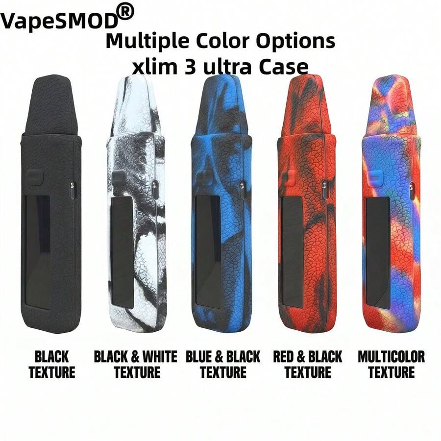VapeSMOD New Xlim 3ultra Protective Case Compatible With OXVA Xlim 3ultra Anti-Slip Anti-Drop Anti-Collision Anti-Fingerprint Silicone Cover Protective Case Anti-Slip Shell - Multicolor - View 1