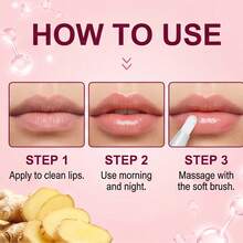 Hydrating Plumping Lip Serum, Moisturizing & Glossy Plumping, Hydrating & Fading Dry Lines, Nourishing & Repairing Cracked Lips, Making Lips Plump & Glossy - Honey - View 8