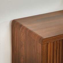 Modern Entryway Console 150cm Wide, With Two Large Storage Drawers And An Open Shelf Below, Ideal For A Hallway Or Living Room (Walnut). - 胡桃色 - 查看 9