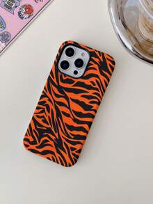 Capa de Telefone Personalizada Vintage com Estampa de Leopardo, Zebra e Camuflagem de Filme Compatível com iPhone 17 Pro Max Apple 16/15/14/13/12/11/AIR Estilo Streetwear Ultra Fina Corte de Precisão Cobertura Total Resistente ao Desgaste À Prova de Choque Capa Rígida - Invólucro de filme 2 em 1 - Visão 3