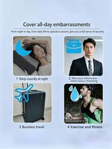 100/50/1pc Unisex Invisible Sweat Pads, Absorbent Deodorizing Pads, Washable Breathable Invisible Sweat Patches, Clothing Sweat Pads, Underarm Sweat Pads, Suitable For Sports, Travel And Other Outdoor Activities, Can Be Used As Stickers, Summer Essential, Back To School Essential, Travel Essential, Sweat Pads, Wedding, - Multiple Colors - View 11