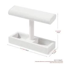 Oirlv 2-Slot Watch Stand, Premium Watch Display Rack, Home Bracelet, Beaded Bracelet, Watch Display Cabinet Jewelry Display Stand, Suitable For Rings, Watches And Bracelets Storage And Display - Double Watch Holder - View 8