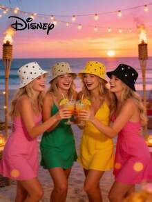 Disney Four-Color Cute Mouse Ear Bucket Hat, Cartoon Bucket Hat, Vacation Hat, Summer Sun Hat, Birthday Gift - 1 - View 4