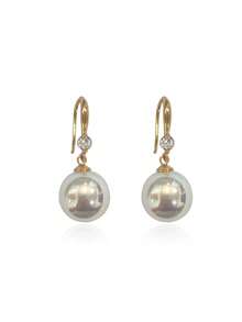 Niche Exquisite High-Gloss Pearl Earrings - Bright - View 1