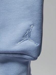 Jordan Women's AS W J FLT FLC Rugby Polo Shirt Knit Collar Long Sleeve TIF0997-422 - Blue and White - View 4
