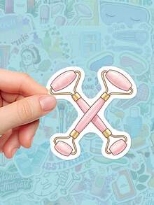 SCXXBSW 60pcs These Beautician-Themed Stickers Are Ideal For Stationery, Desk Essentials, Planners, Notebooks, Laptop Accessories, Calendars And Other Irregularly Shaped Items. They Are Perfect As Rewards, Festive Gifts And For Travel Enthusiasts. - Sticker - View 6