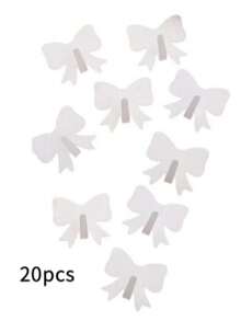 5pcs/10pcs/Pack No Drill Seamless Adhesive Bow Shaped Wall Hooks, Nursery Wall Storage, Suitable For Living Room And Bedroom Wall Organization - Multicolor - View 16