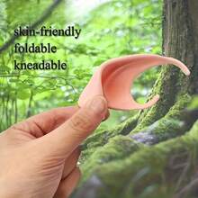 2 Pairs Fairy Ears, Soft Pointed Ears For Cosplay, Magic Makeup Ball Vampire Ears Costume Accessories, Suitable For Halloween/Christmas - A - View 5