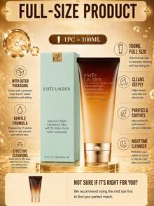 Estée Lauder 雅詩蘭黛 Revitalizing Cleansing Gel 潔顏凝膠，30 個試用裝/100ml 正裝，深層清潔、保濕不緊繃、修復肌膚屏障，適合所有膚質 - 雅詩蘭黛肌活潔顏啫咖哩 - 查看 4