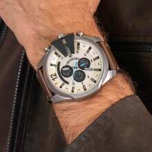 Diesel DZ4464 Large Mecha Style Wristwatch Bold Number Marker 100M Waterproof Men Daily Gift Watch - one-size - View 3